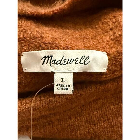 NWT Madewell Women’s Mock Turtleneck Sweater, Large - Picture 5 of 8